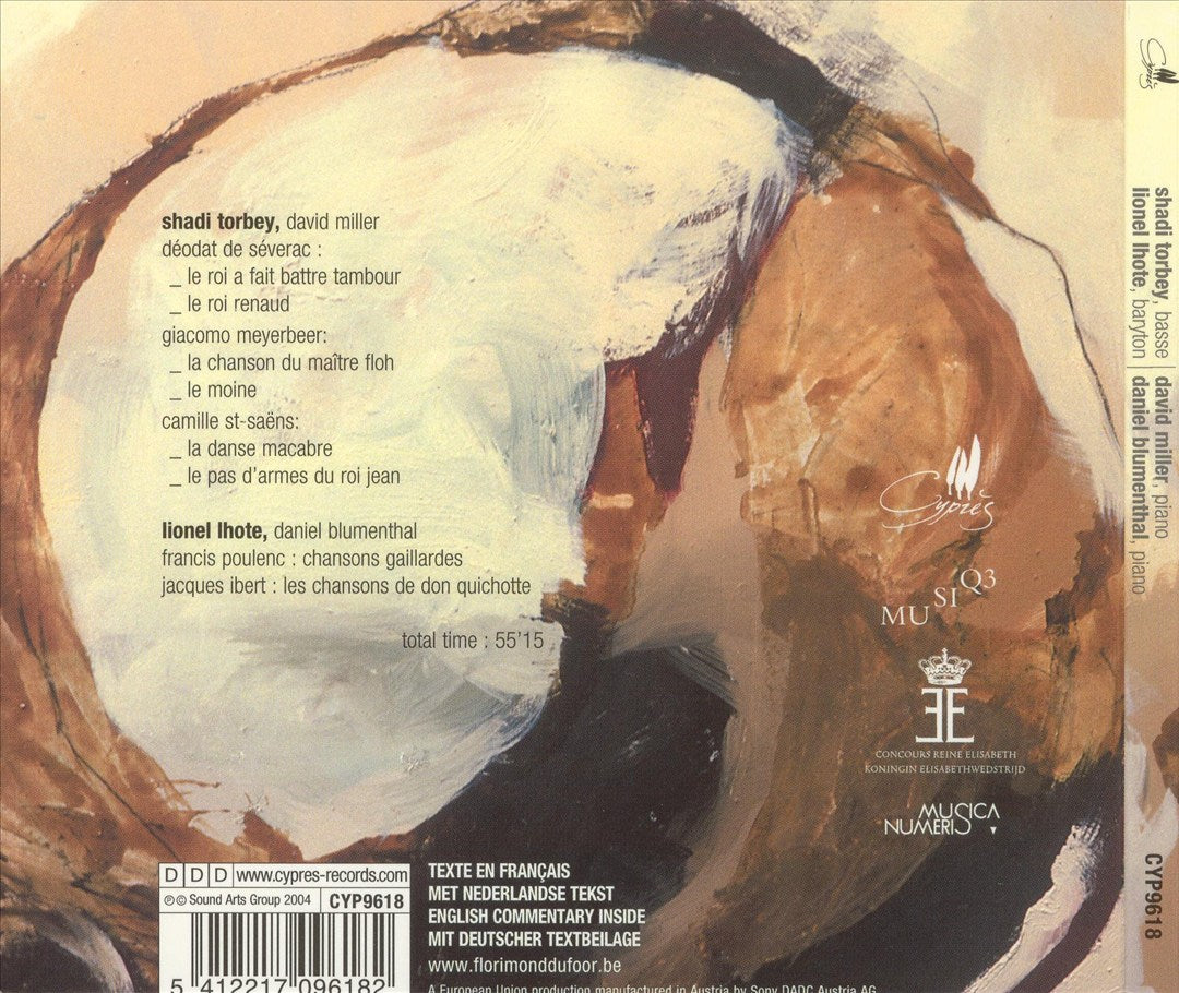 Shadi Torbey, basse / Lionel Lhote, baryton cover art