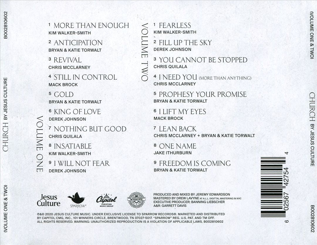 Church, Vols. 1 & 2 cover art