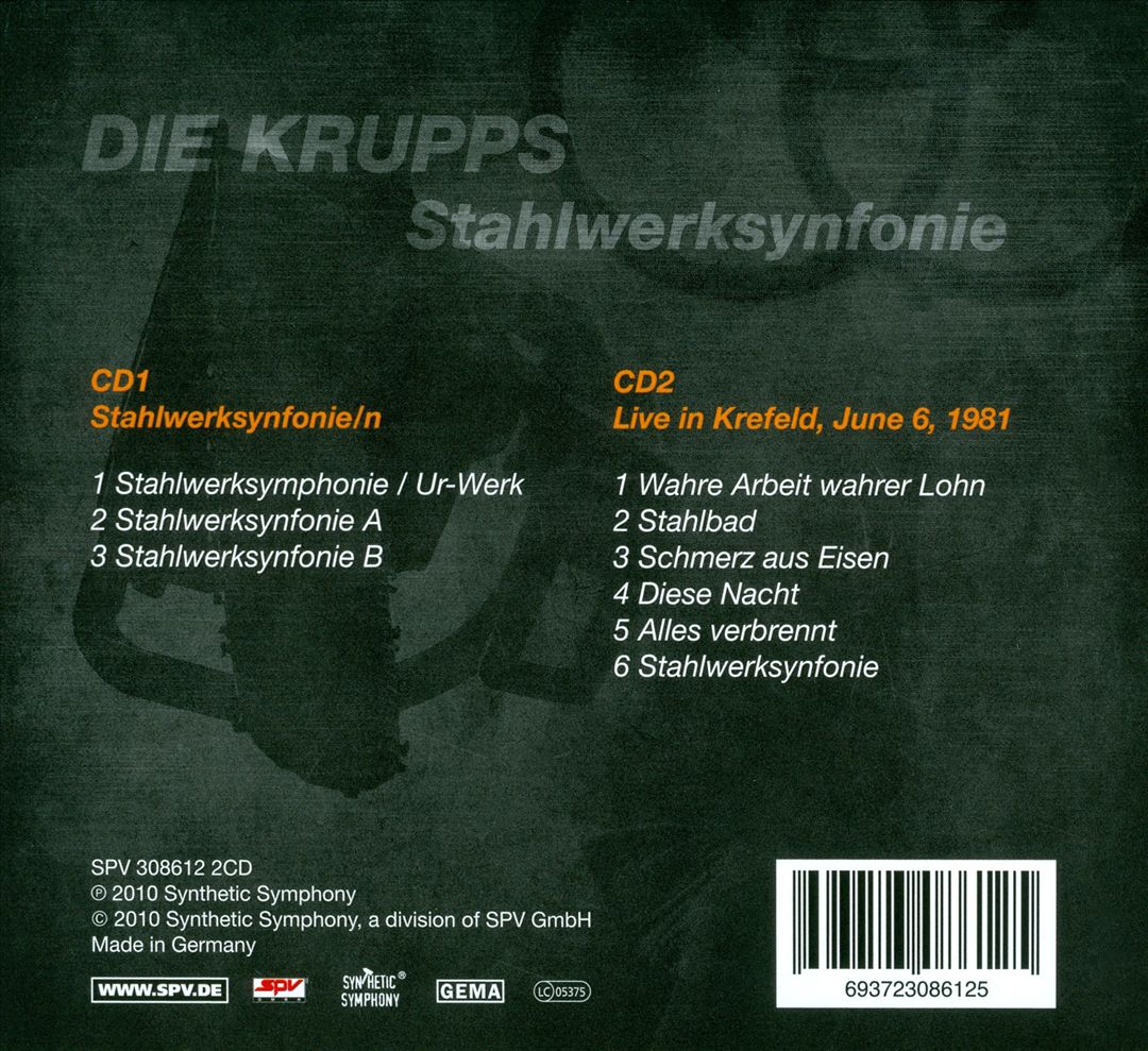 Stahlwerksinfonie cover art