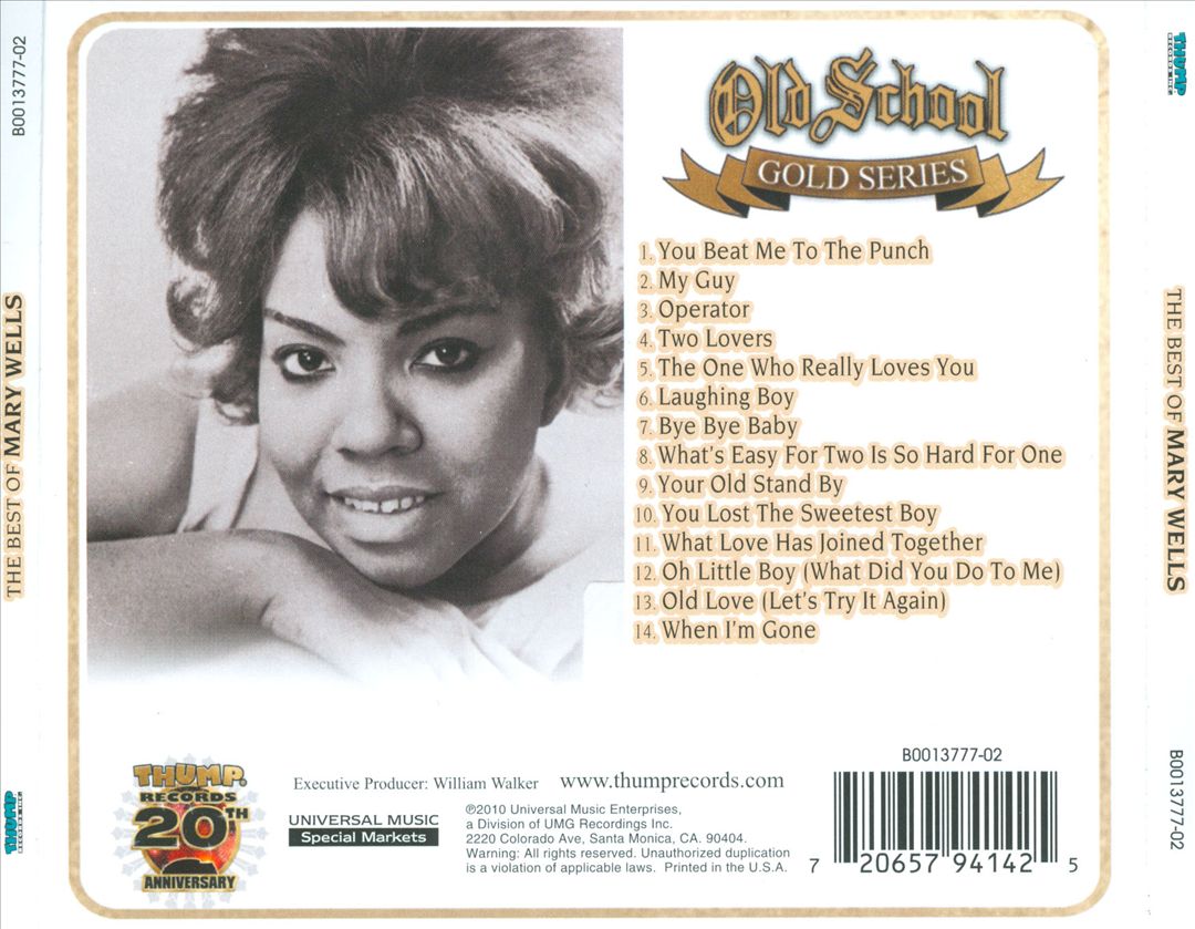 Old School Gold Series: the Best of Mary Wells cover art