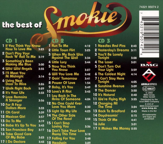 Best of Smokie [BMG] cover art