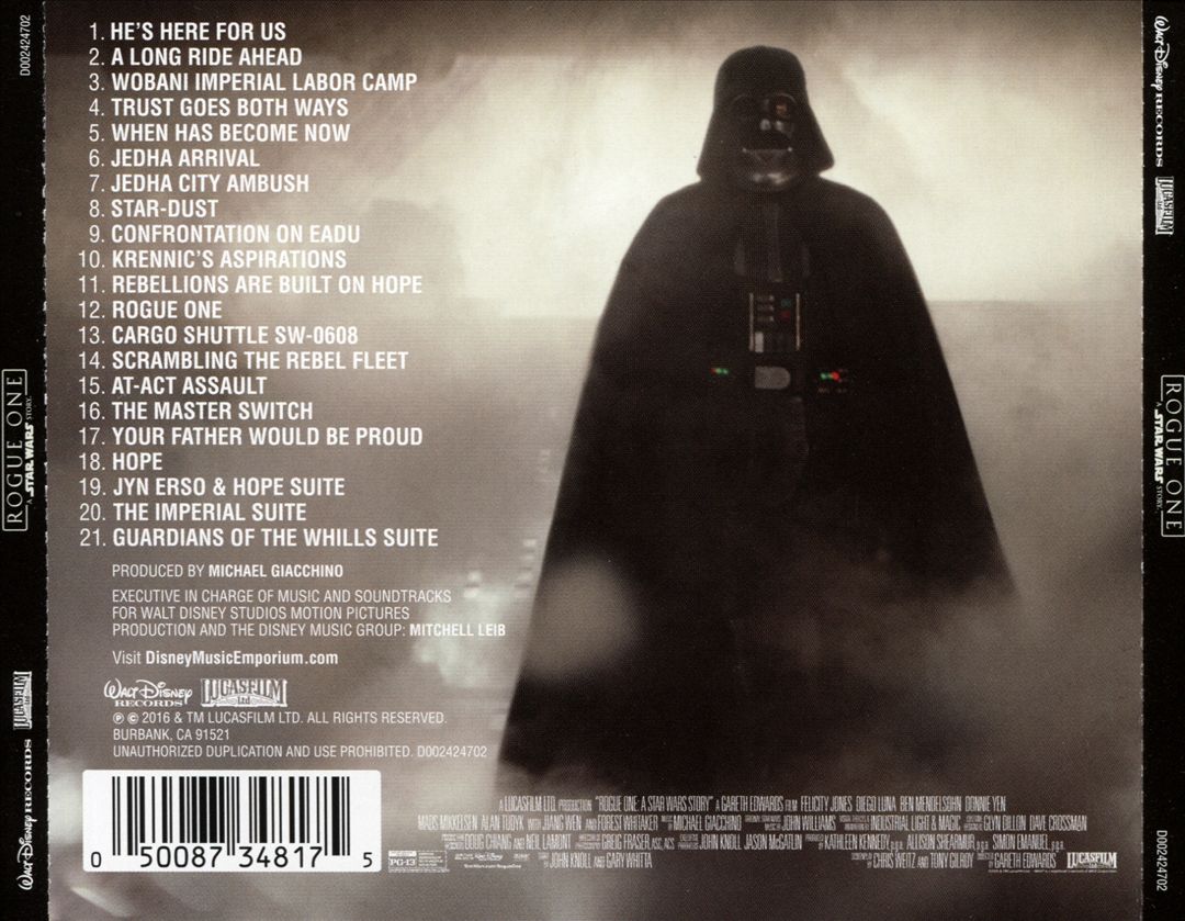 Rogue One: A Star Wars Story [Original Motion Picture Soundtrack] cover art