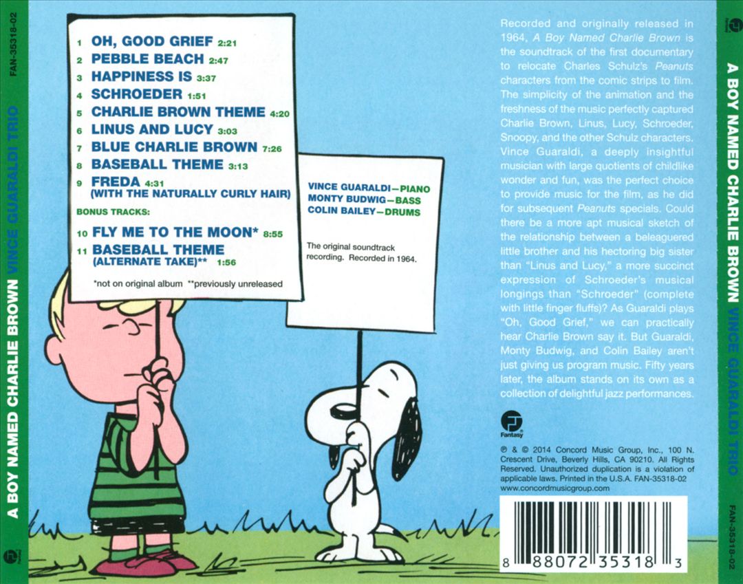 Boy Named Charlie Brown [Original Motion Picture Soundtrack] cover art