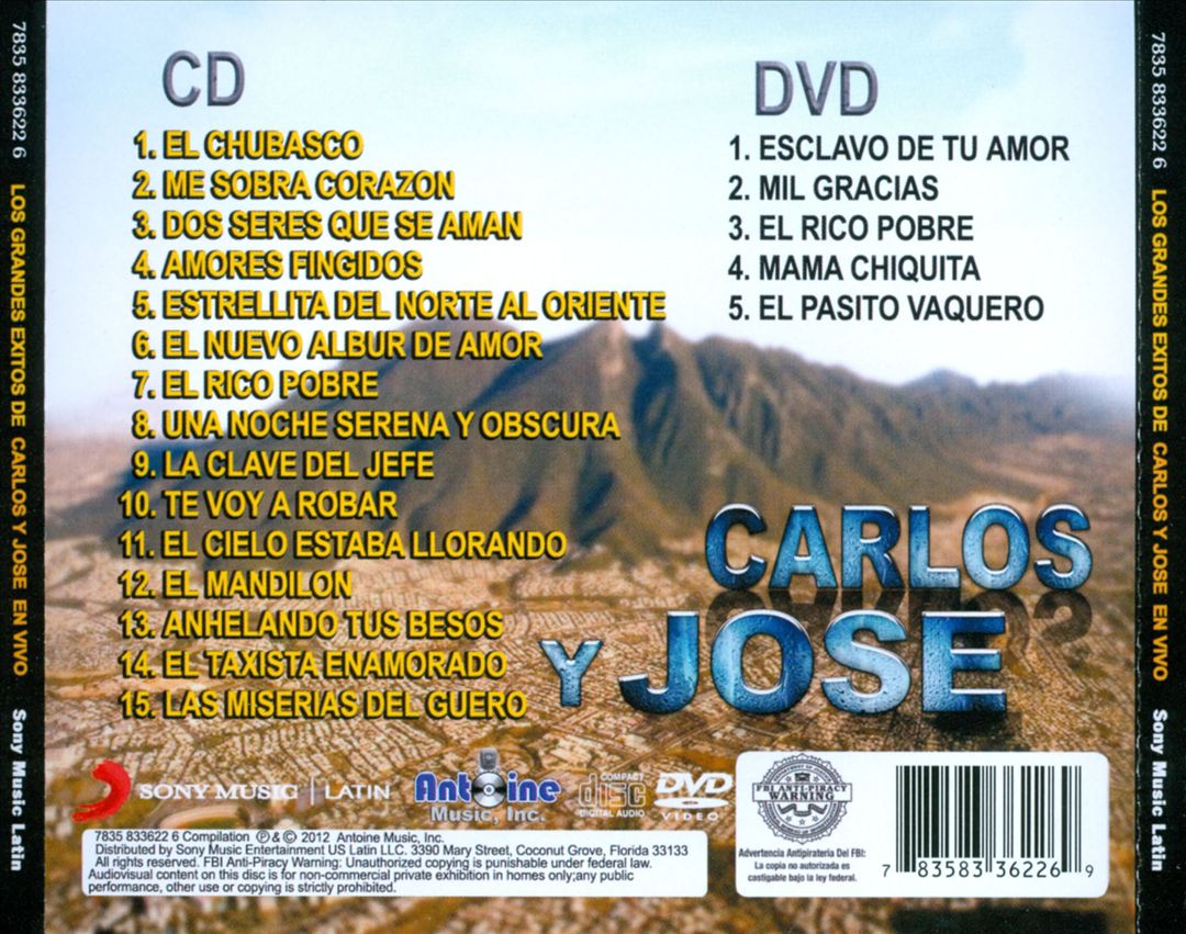 Grandes Exitos De... En Vivo cover art