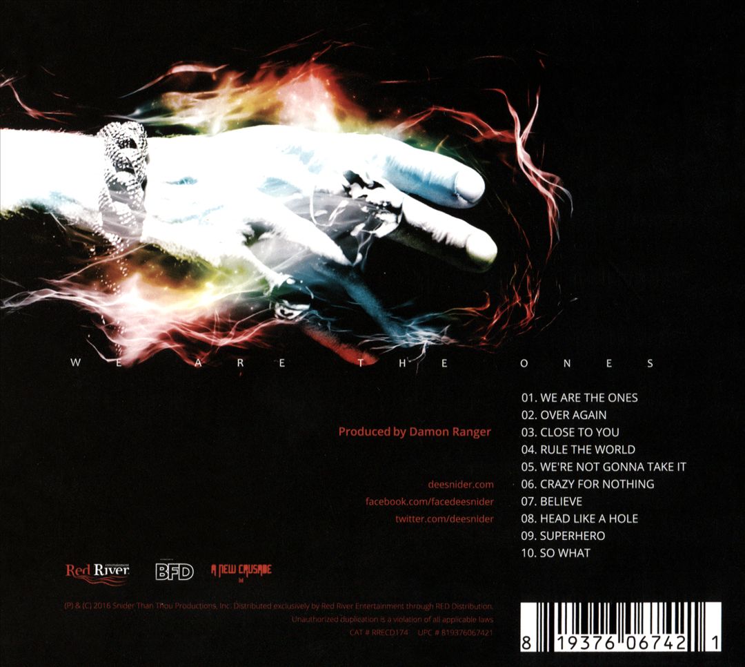 We Are the Ones cover art