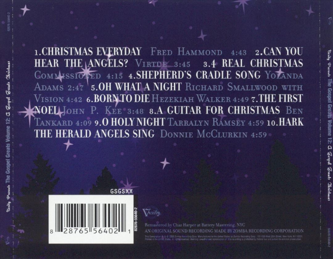 Gospel Greats Christmas [Verity] cover art