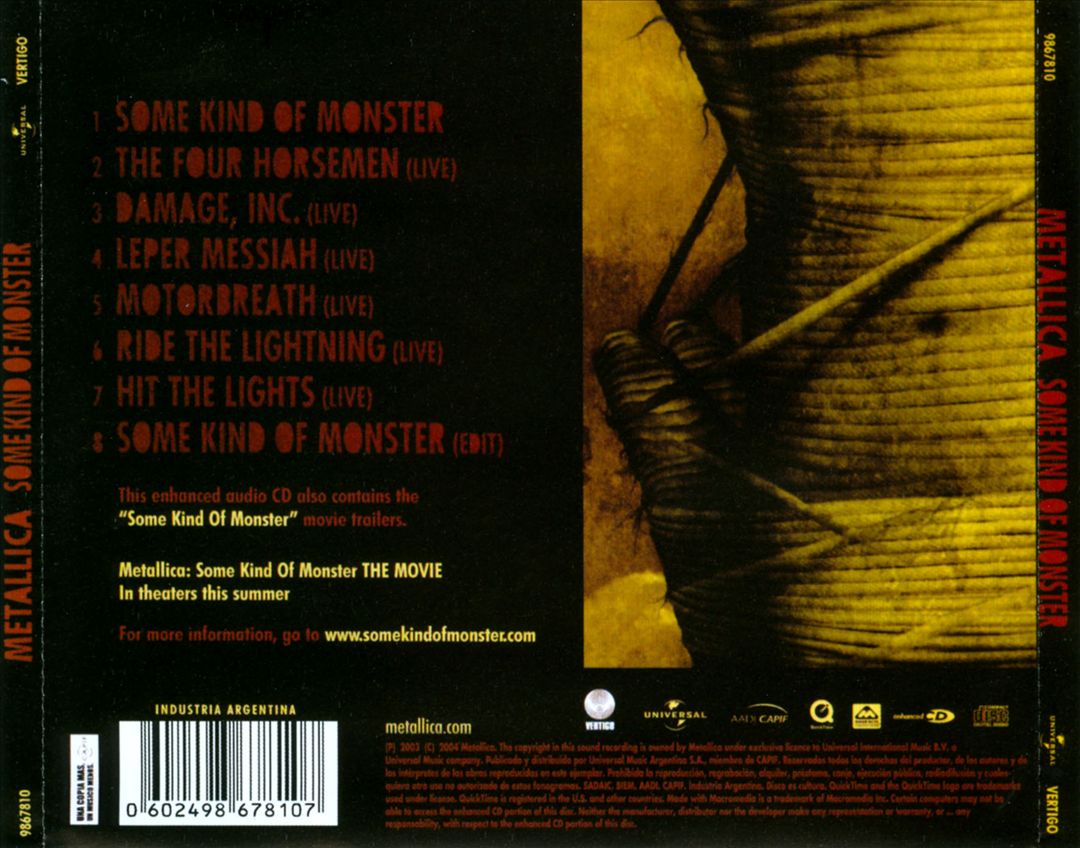 Some Kind of Monster cover art