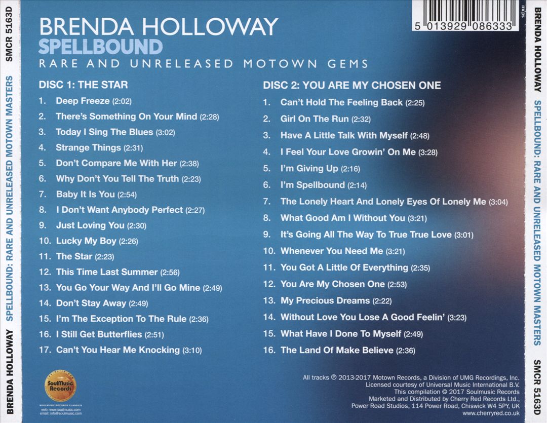 Spellbound: Rare & Unreleased Motown Gems cover art
