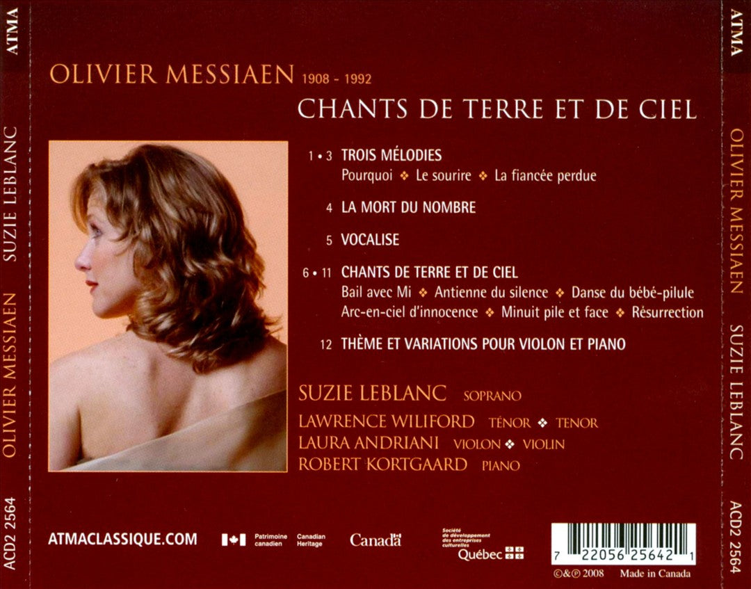 Messiaen: Chants de Terre et de Ciel cover art