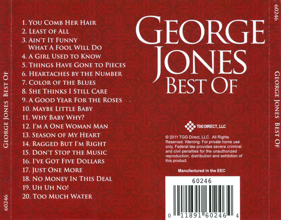 Best of George Jones [TGG] cover art