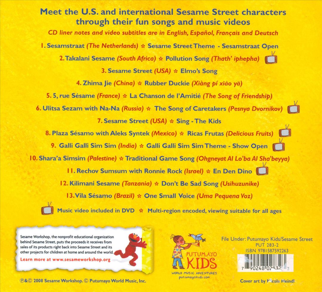 Putumayo Kids Presents: Sesame Street Playground cover art