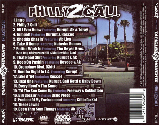 Presents Tangled Thoughts: Philly 2 Cali cover art