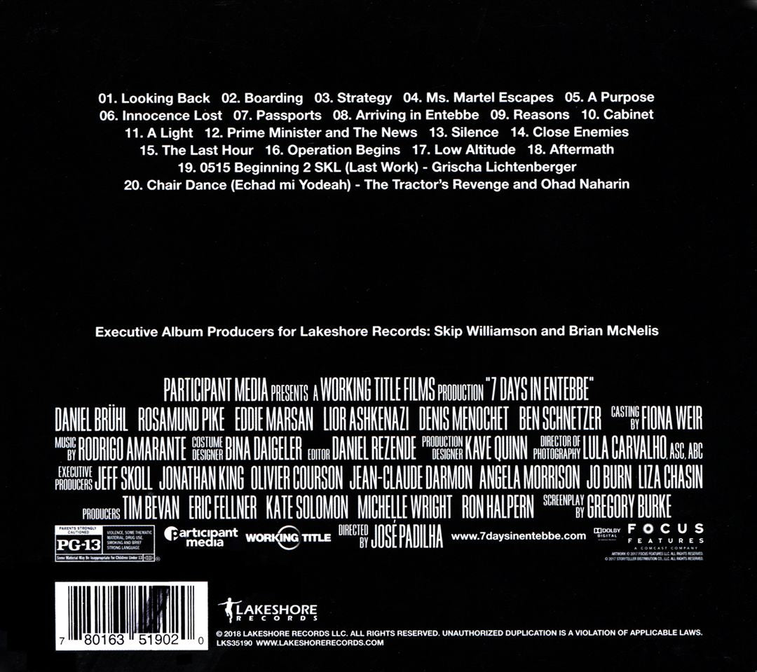 7 Days in Entebbe [Original Motion Picture Soundtrack] cover art