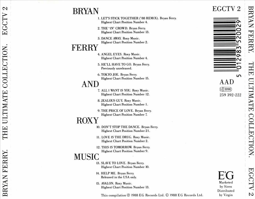 Ultimate Collection [EG] cover art