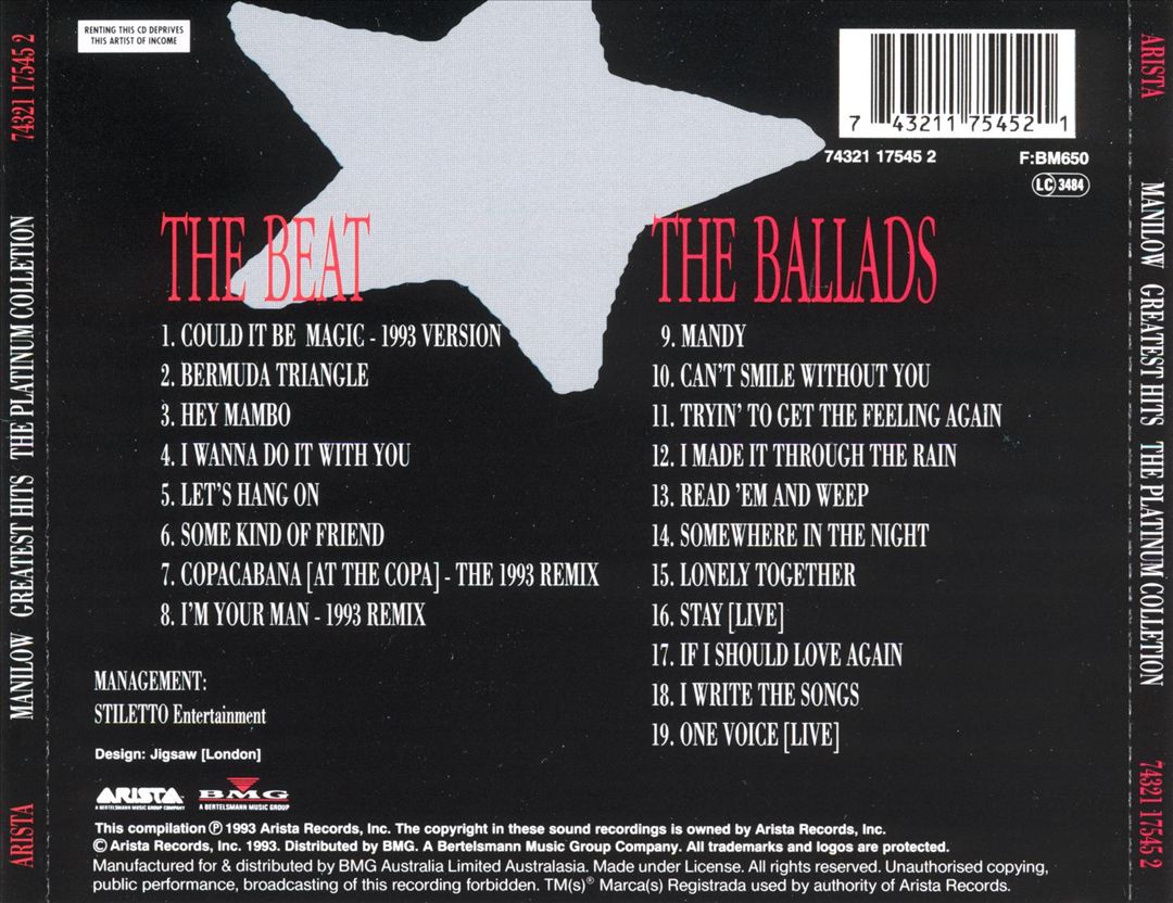 Greatest Hits: The Platinum Collection cover art