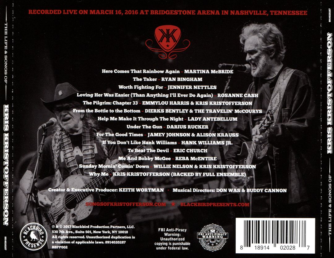 Life & Songs of Kris Kristofferson cover art
