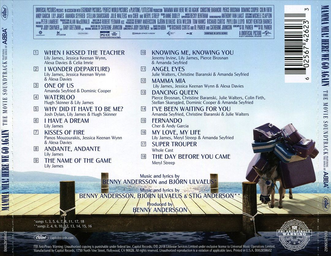 Mamma Mia! Here We Go Again [Original Motion Picture Soundtrack] cover art