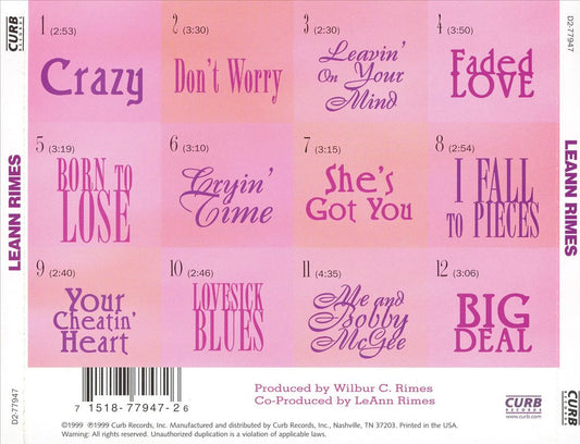 LeAnn Rimes cover art