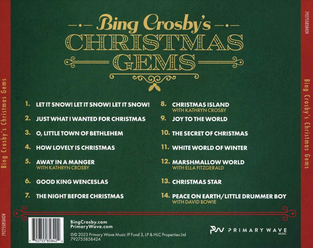 Bing Crosby's Christmas Gems cover art