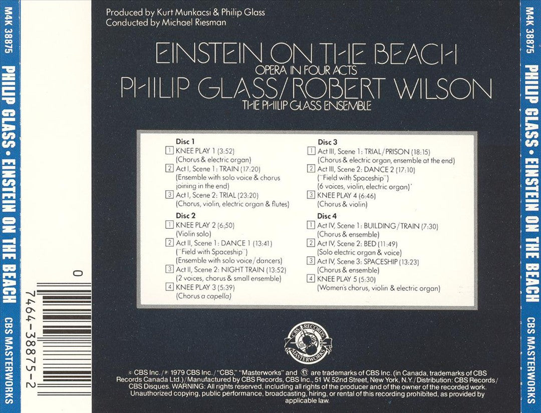 Philip Glass: Einstein on the Beach [1978 recording] cover art