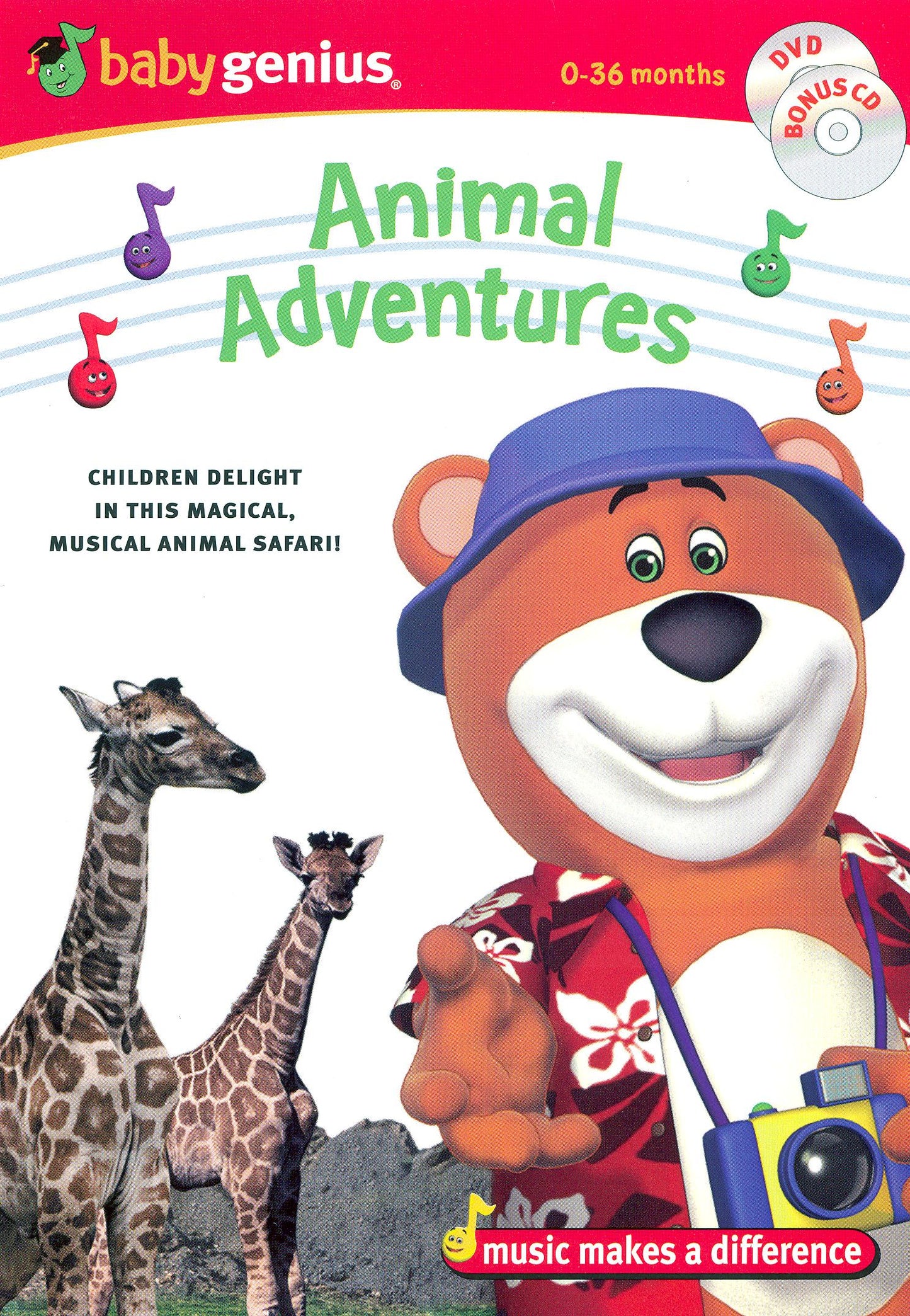 Baby Genius: Animal Adventures  [DVD] cover art