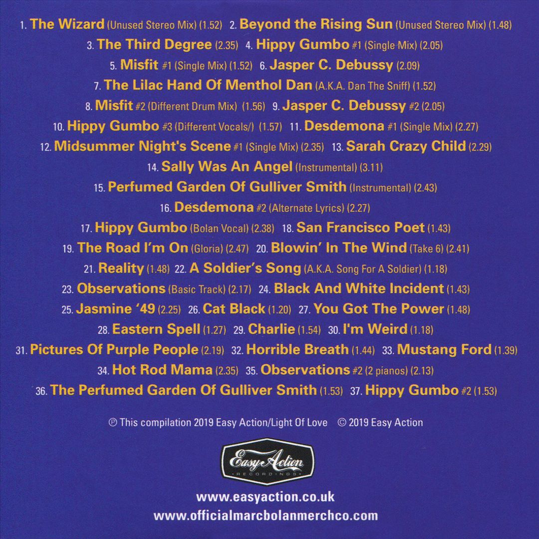 Marc Bolan cover art