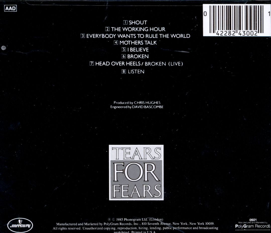 Songs from the Big Chair cover art