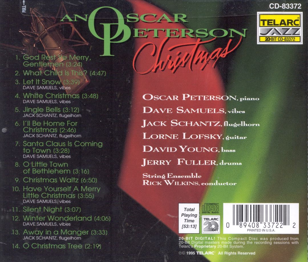 Oscar Peterson Christmas cover art