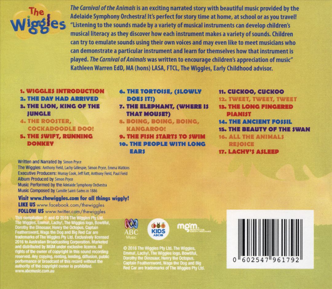 Carnival of the Animals cover art