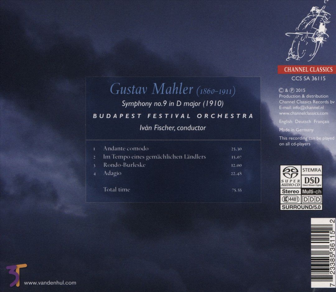 Mahler: Symphony No. 9 cover art