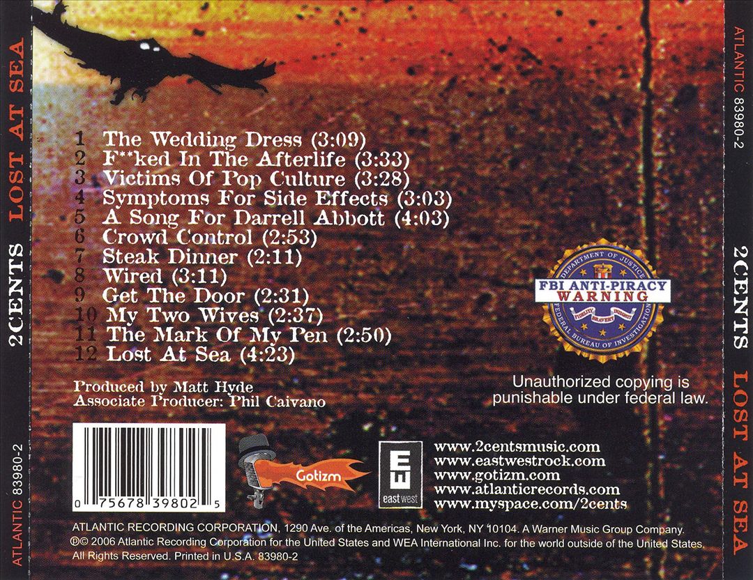 Lost at Sea cover art