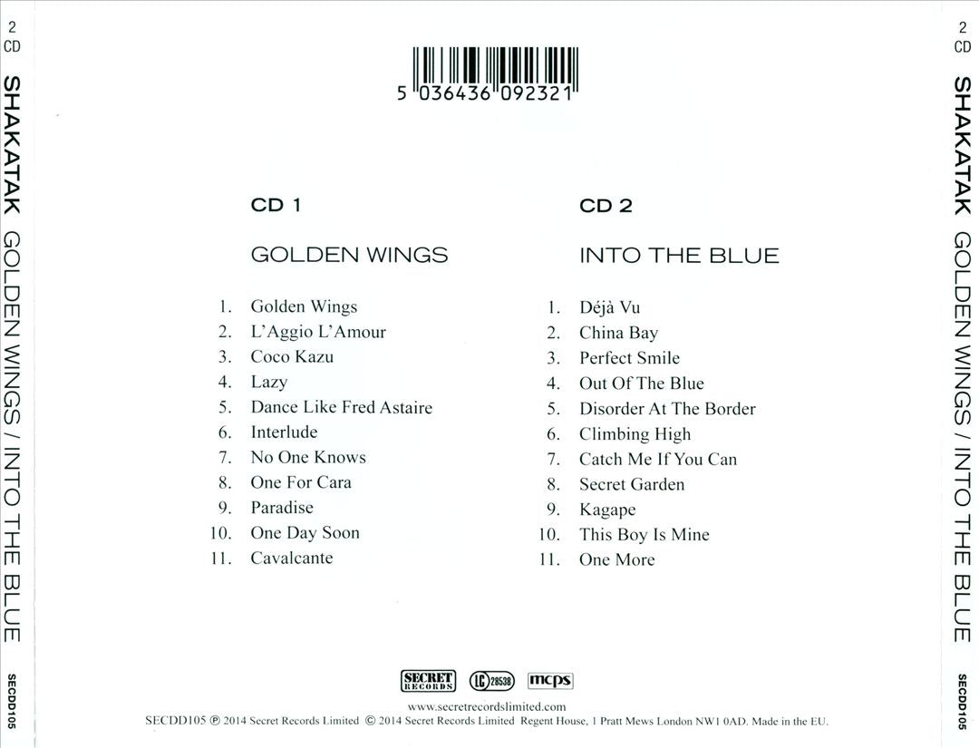 Golden Wings/Into the Blue cover art