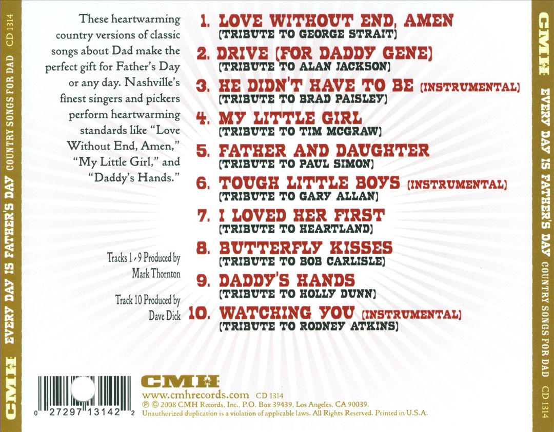 Every Day Is Father's Day: Country Songs for Dad cover art
