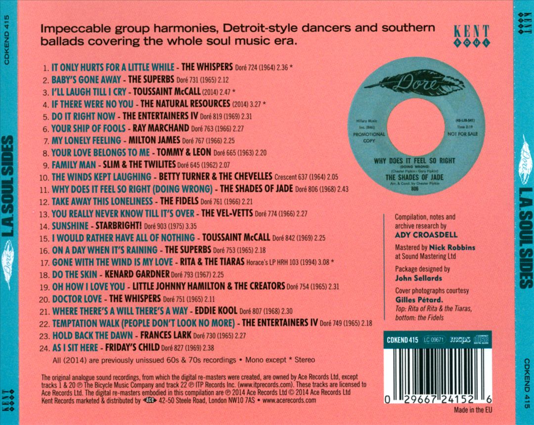 Dore L.A. Soul Sides cover art