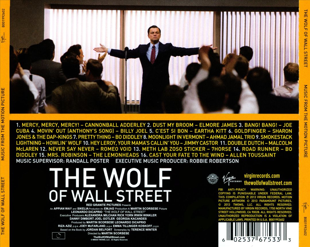 Wolf of Wall Street [Music From the Motion Picture] cover art