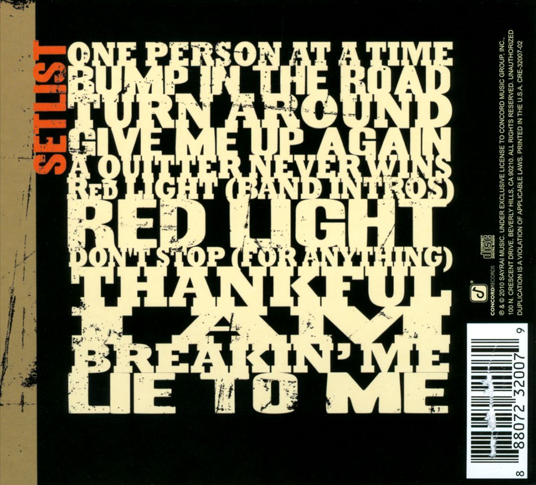 Live at the Ryman cover art