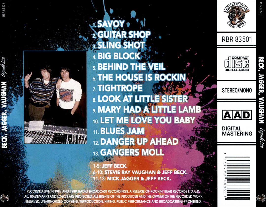 Legends Live cover art
