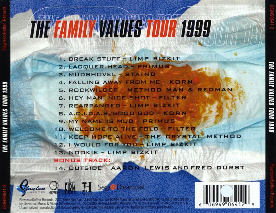 Family Values Tour '99 cover art