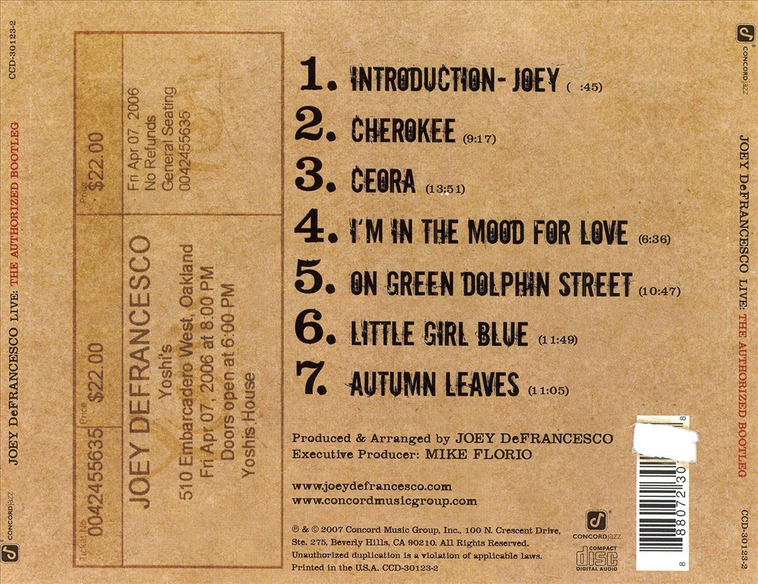 Live: The Authorized Bootleg cover art