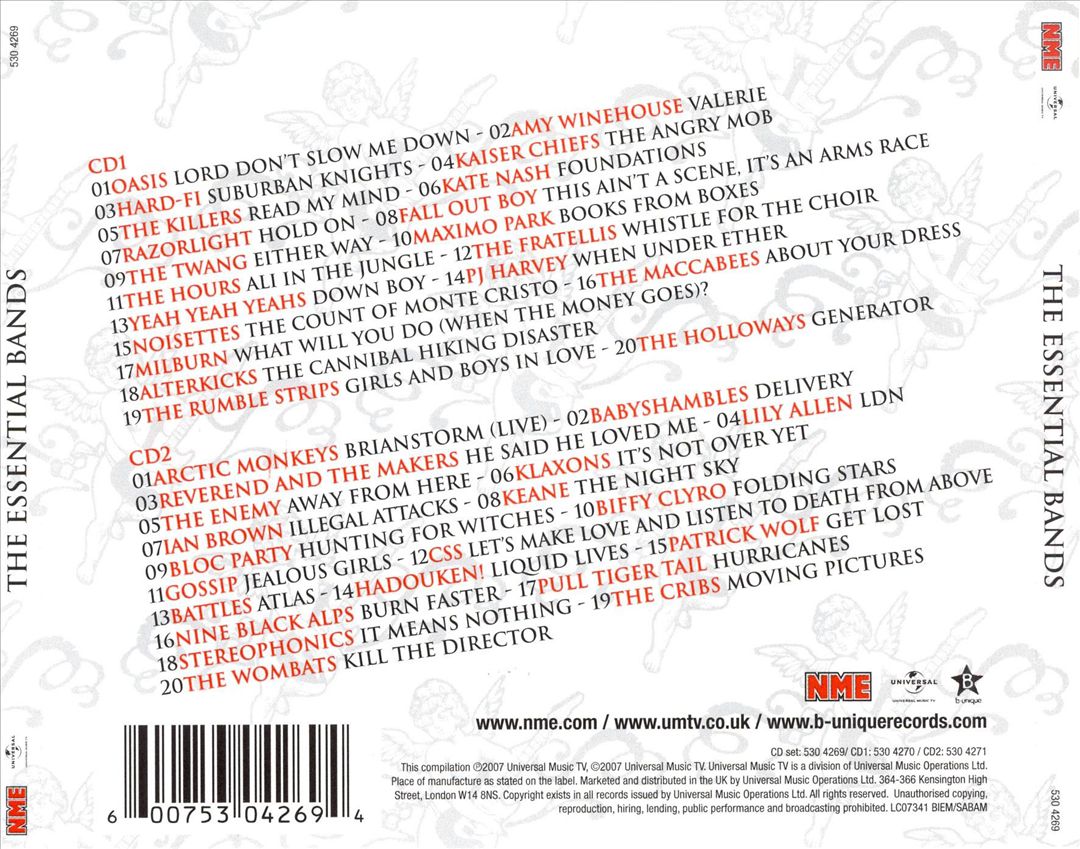 NME Presents the Essential Bands 2007 cover art