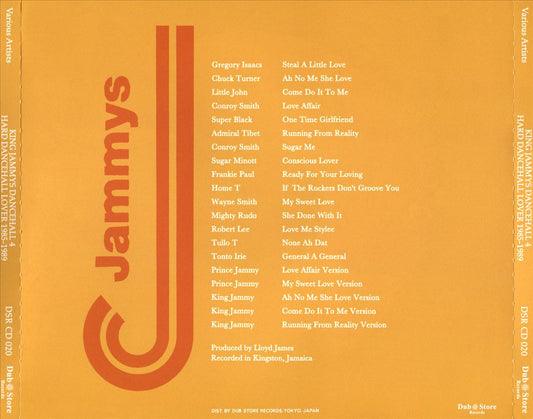 King Jammys Dancehall, Vol. 4: Hard Dancehall Lover 1985-1989 cover art