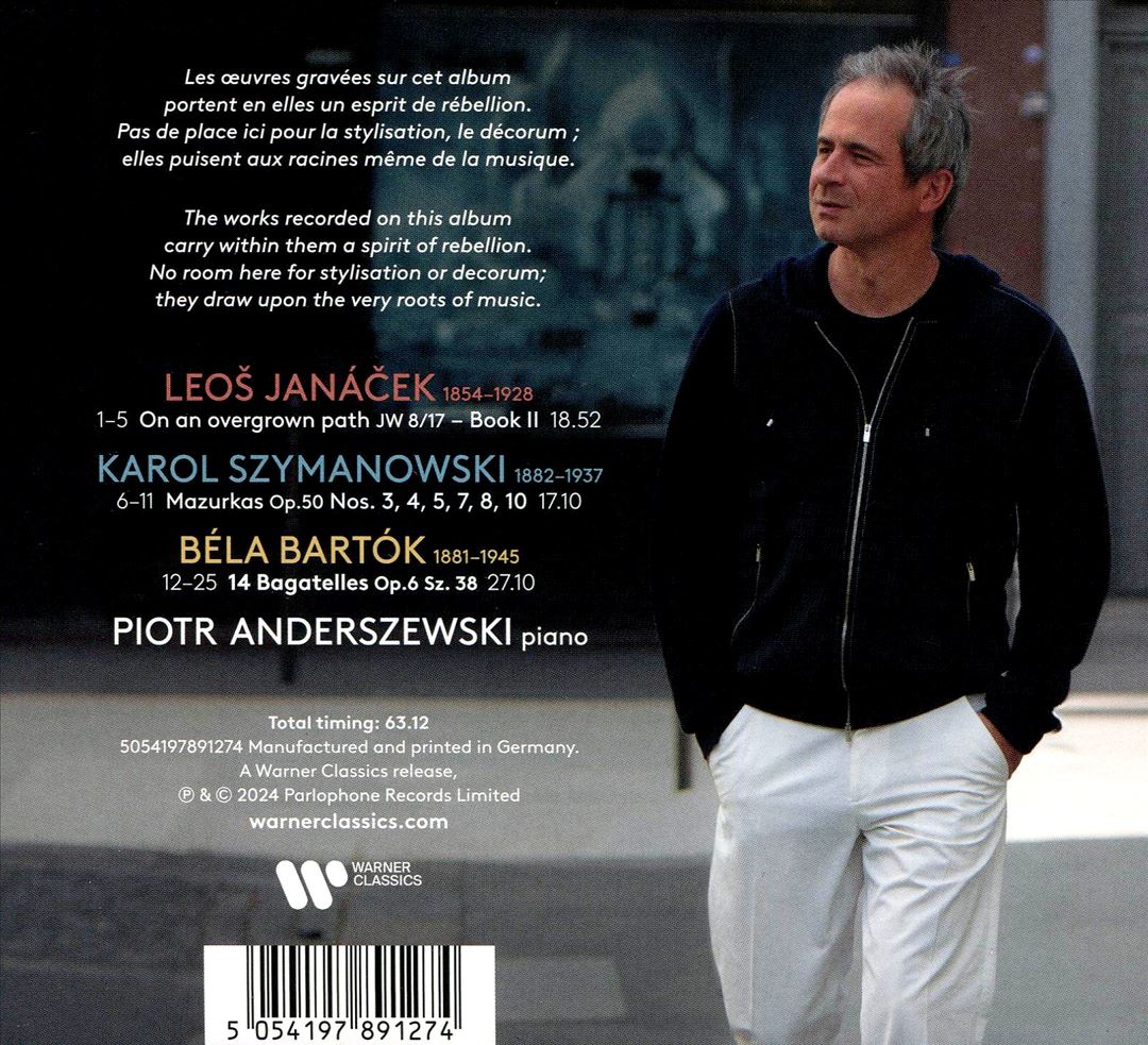 Bartók, Janácek, Szymanowski cover art