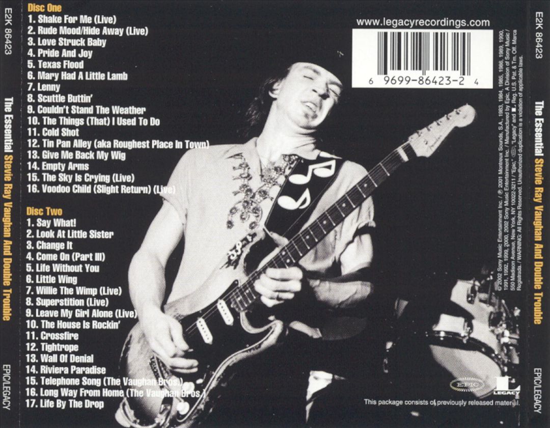 Essential Stevie Ray Vaughan and Double Trouble cover art