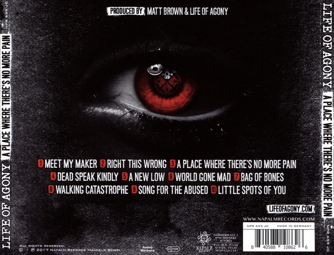 Place Where There's No More Pain cover art