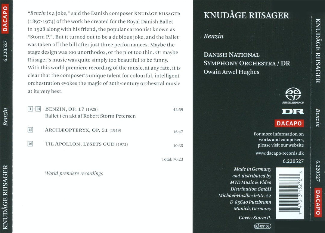 Kundåge Riisager: Benzin  cover art