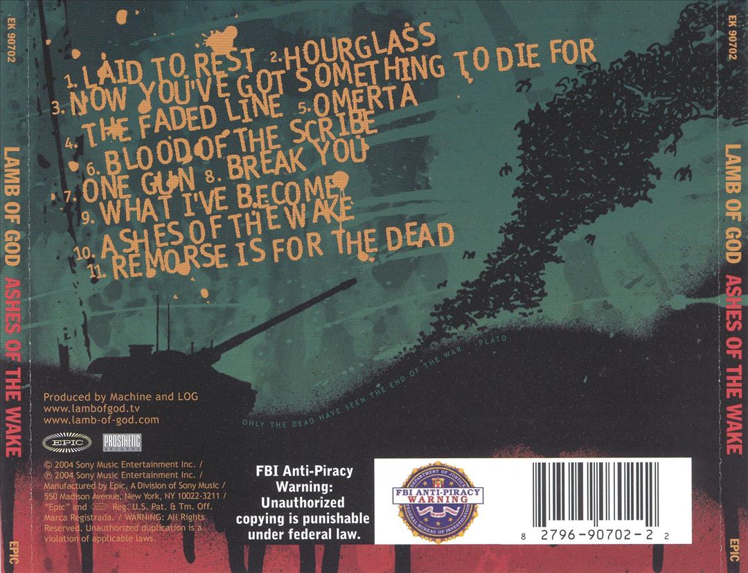 Ashes of the Wake cover art