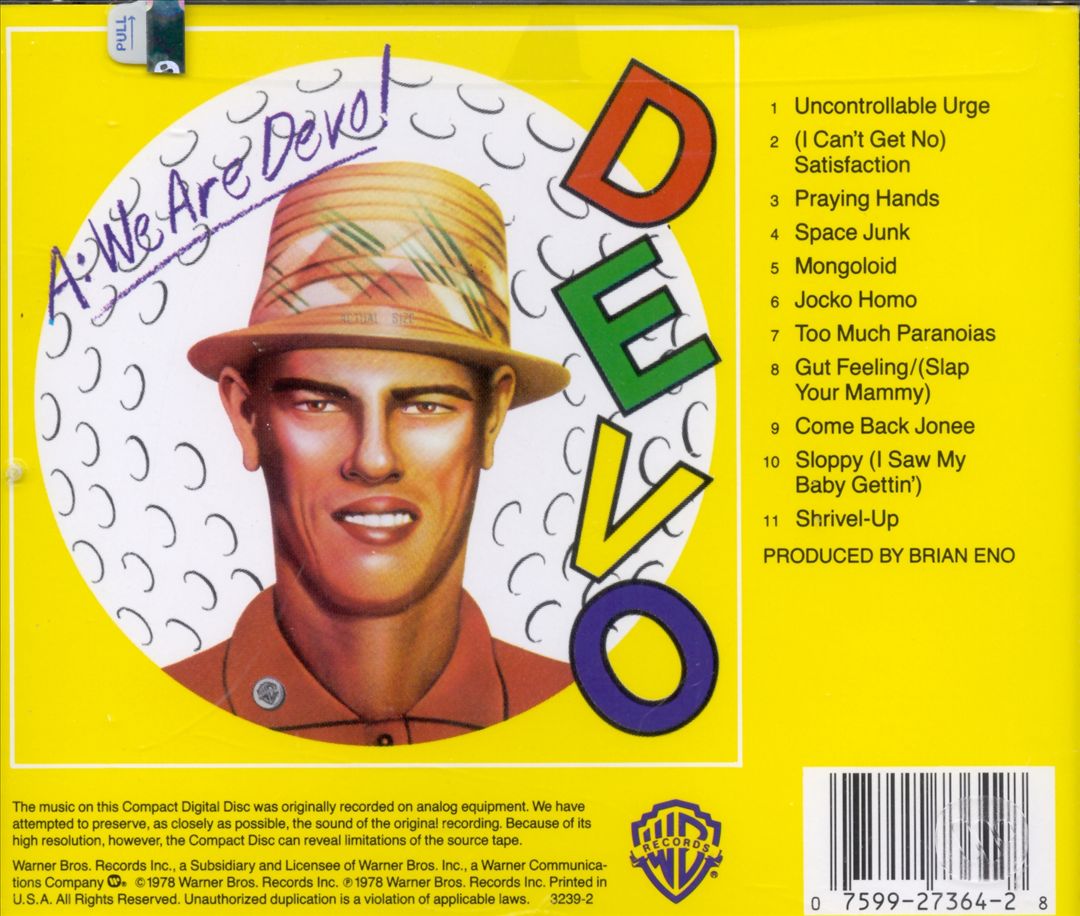 Q: Are We Not Men? A: We Are Devo! cover art