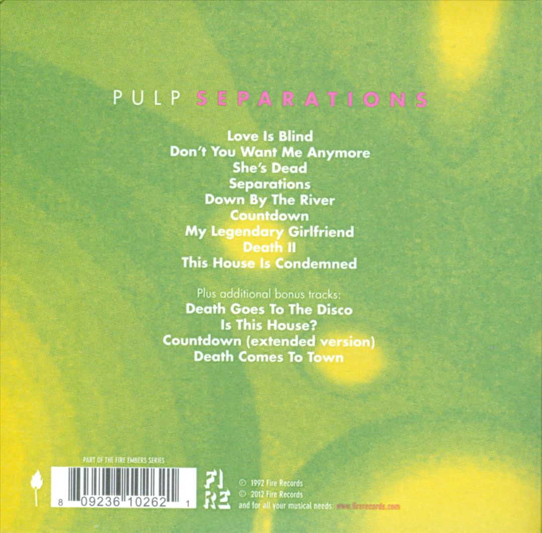 Separations cover art
