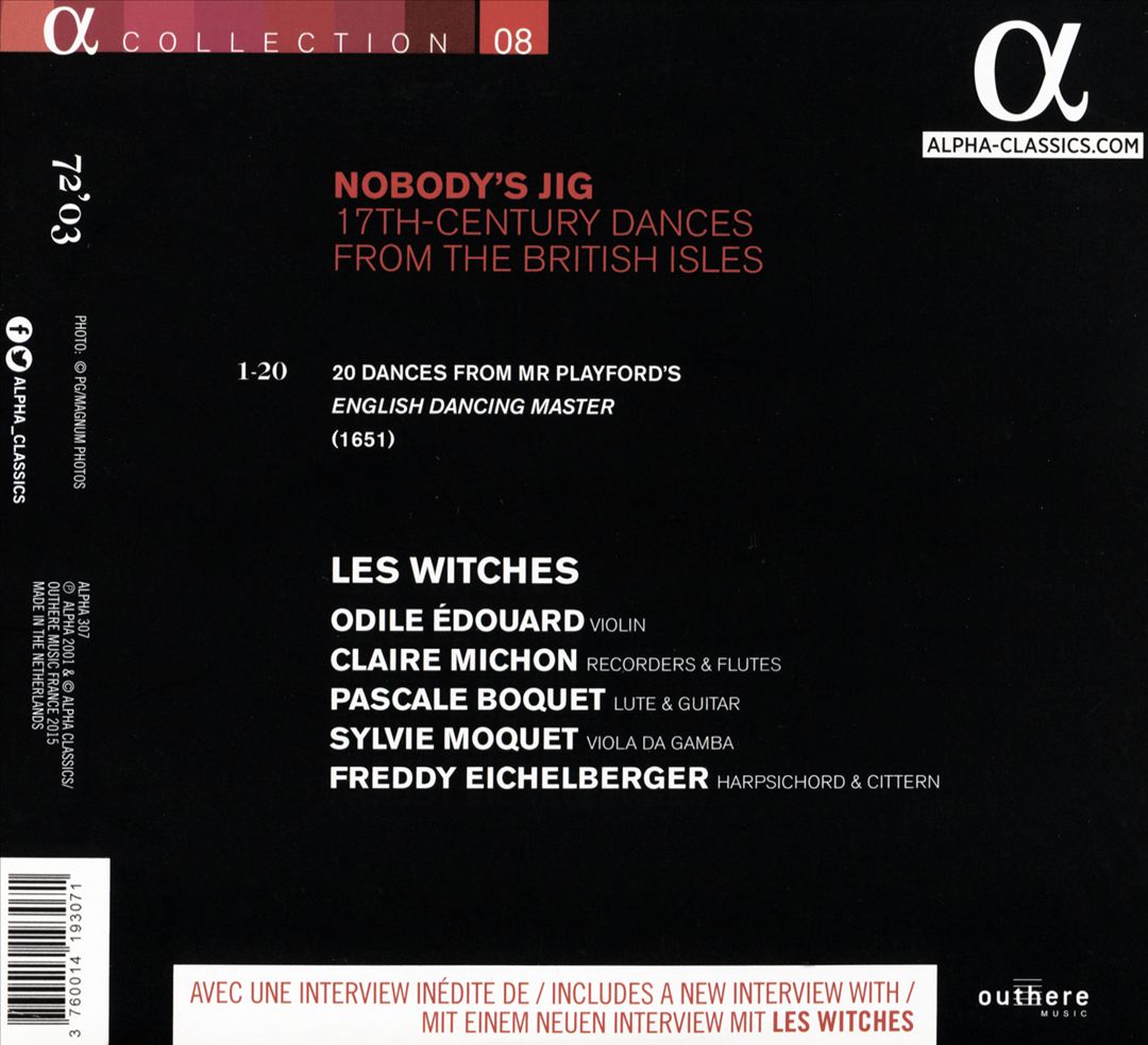 Nobody’s Jig: 17th-Century Dances from the British Isles cover art