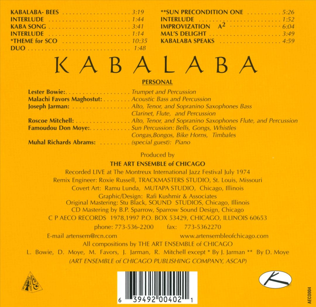 Kabalaba: Live At Montreux Jazz Festival cover art